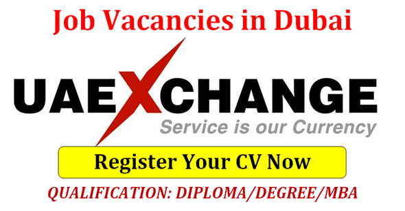 UAE Exchange jobs in UAE- February 2021 - Apply Now