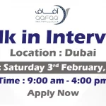 Aafaq Walk in Interview in Dubai