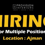 Provision Interiors Recruitments in Ajman